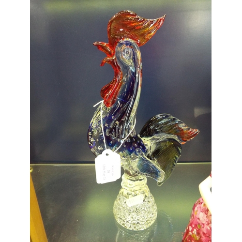 20 - A Murano glass Cockerel