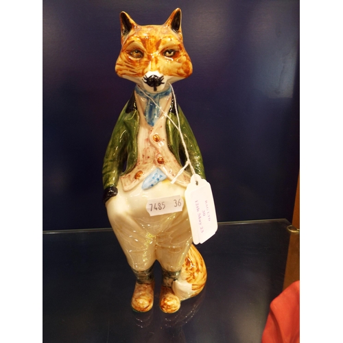 30 - A Cinque Ports Pottery 'Freddie Fox' with green jacket 9