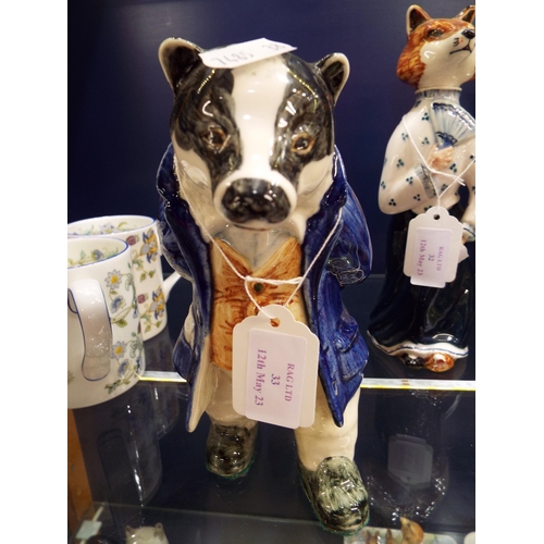 33 - A Cinque Ports Pottery 'Bill Badger' 7 1/2