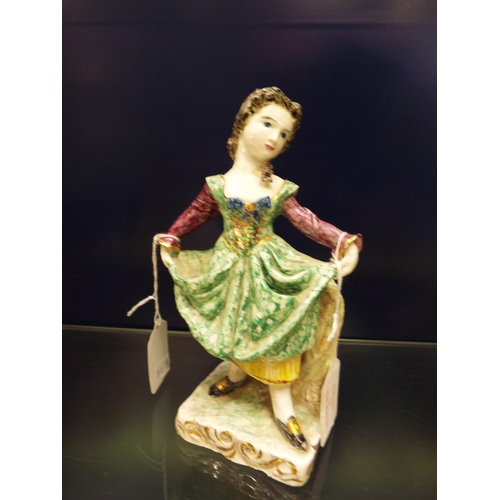 14 - A vintage pottery dancing lady