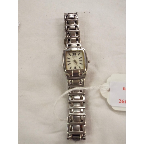171 - A lady's Seiko stainless steel wristwatch