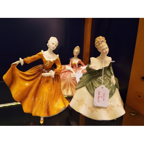 6 - Three Royal Doulton figurines 'Kirsty' HN 2381, 'Soiree' HN 2312 and 'Reverie' HN 2306