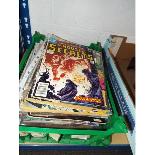 355 - A mixed selection of vintage comics to include Demon, Dracula Lives, Boris Karloff Tales of Mystery,... 