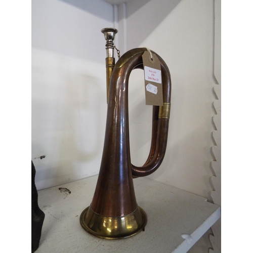 370 - A copper bugle