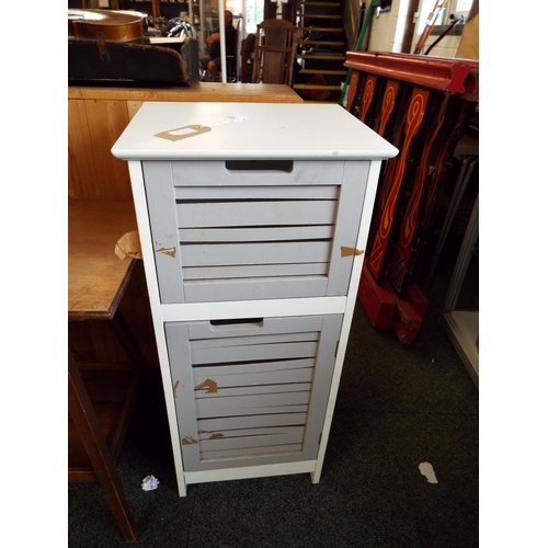 508 - A white and grey painter drawer cabinet