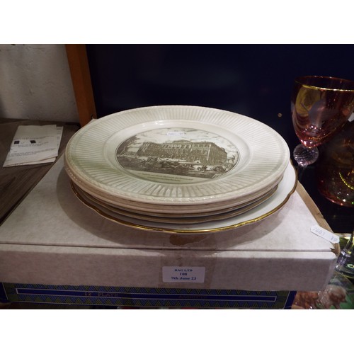 108 - Seven assorted cabinet plates