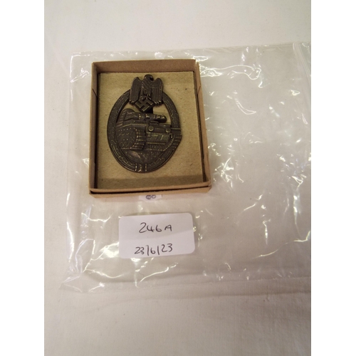 246A - A German WWII combat badge (museum copy)