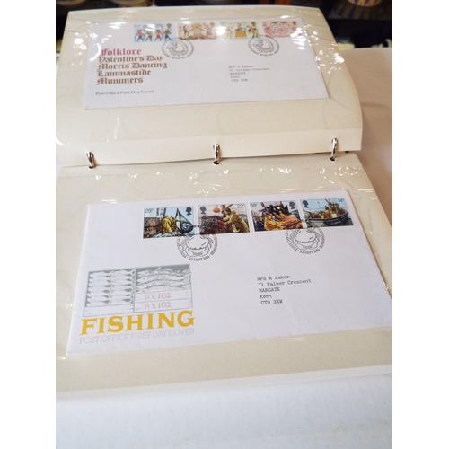 69 - An album of 1st Day covers to include 'Music British Conductors',  'Fishing', 'Horseracing', etc