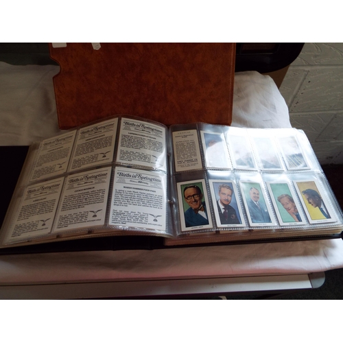 75 - An album of assorted trade cards to include 'Longleat House', 'Subbuteo', 'Olympic Achievements' etc