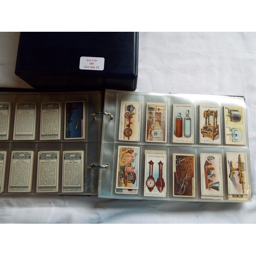 100 - An album housing approx three hundred Wills cigarette cards to include 'Wonders of the Deep', 'The O... 