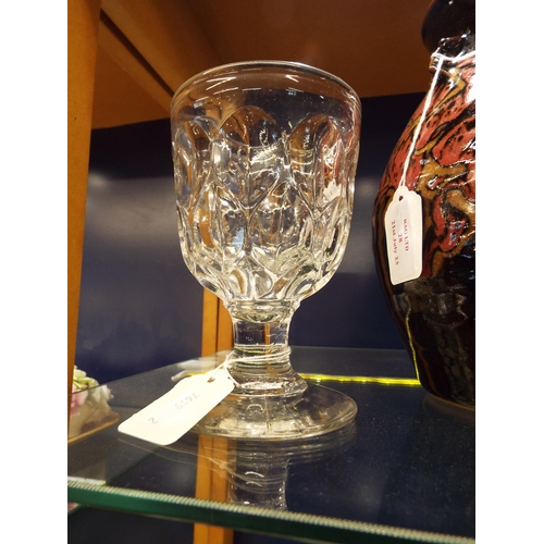 29 - An antique glass rummer 6