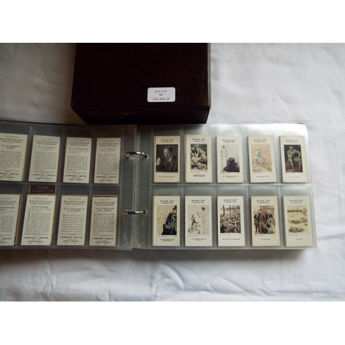 99 - An album housing approx five hundred Carreras cigarette cards to include 'Old Staffordshire Figures'... 