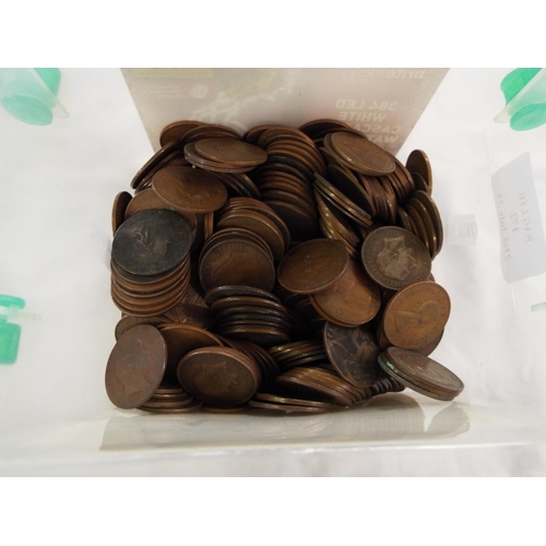 172 - A large selection of One penny coins