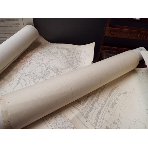 530 - A selection of vintage maps to include Warbleton etc