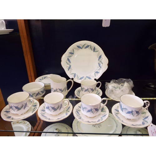 43 - A Royal Standard 'Trend' bone china tea-set comprising of cups, saucers, side plates, sandwich plate... 