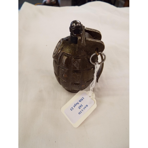 165 - A WWII mills grenade lighter