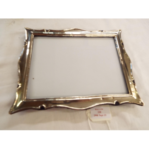 220 - A silver 1905 photograph frame