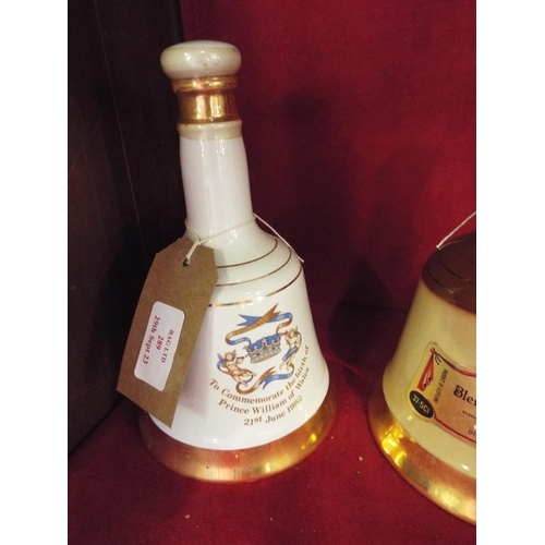 289 - A unopened limited edition Bells Whisky decanter commemorating the birth of Prince William 1982