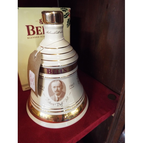 295 - A unopened boxed Bells Whisky decanter commemorating Christmas 2012