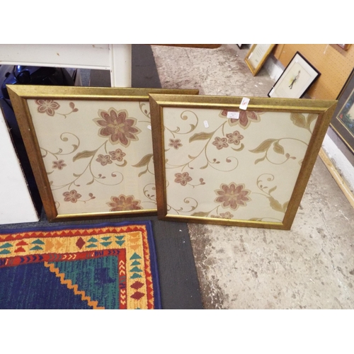 507 - A pair of prints in gilt frame