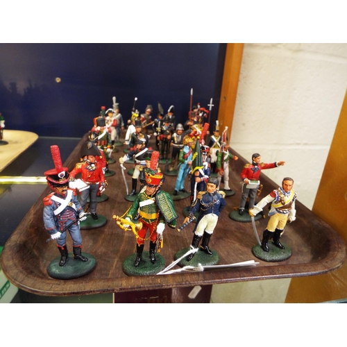 113 - Twenty eight Del-Prado Napoleonic lead soldiers