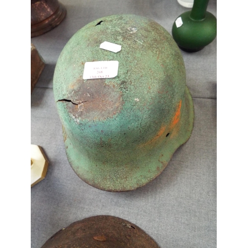 268 - A WWII German Military helmet