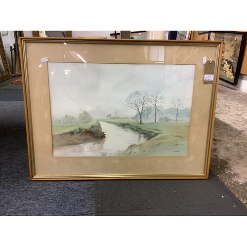 401A - A watercolour landscape scene by Patrick H Smith