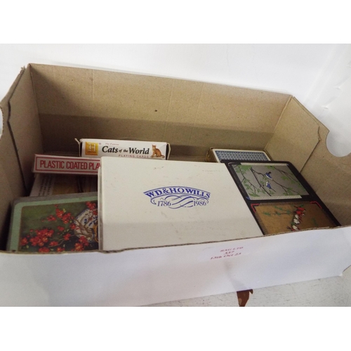 337 - A selection of vintage playing cards