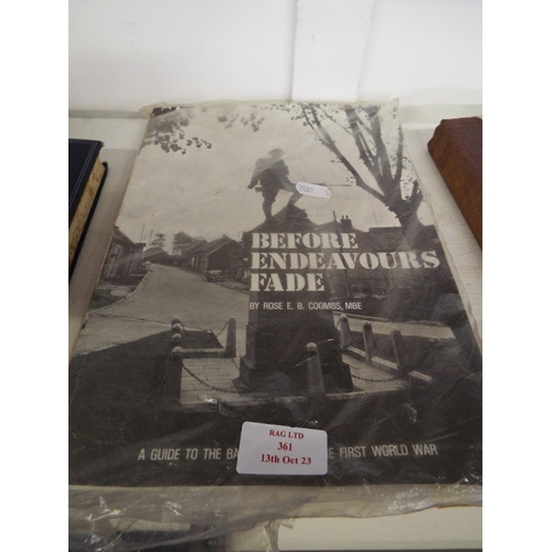 361 - A signed copy of 'Before Endeavours Fade' by Rose E. B. Coombs MBE