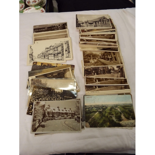 148 - A mixed selection of vintage Rye postcards