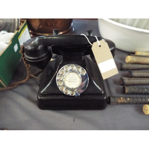 475 - A vintage GPO 1/232 CB telephone in working order 'Bexhill 1394' missing address slide