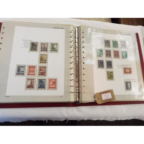 108 - An album housing a large quantity of Austria 1945-1958 unmounted mint stamps