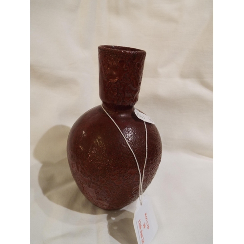 30 - A Rye Pottery red glazed vase 6