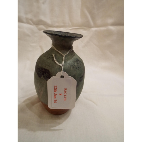 8 - A David Sharp Rye Pottery studio pottery vase 4 1/2