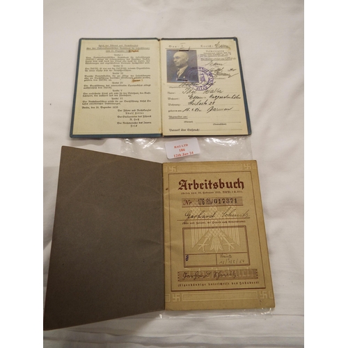 186 - A WWII German sports book and work book