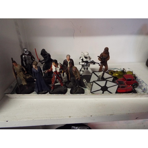 450 - A selection of Disney Vietnam & TM Lucasfilm Ltd Star Wars figures to include 'Chewbacca', 'Storm Tr... 