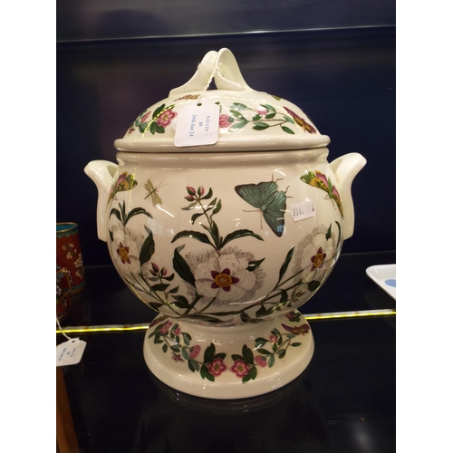 49 - A large Portmeirion 'Botanic Garden' soup tureen and ladle