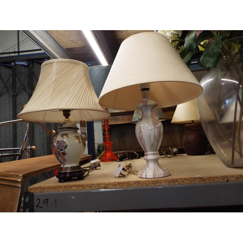 488 - Two table lamps