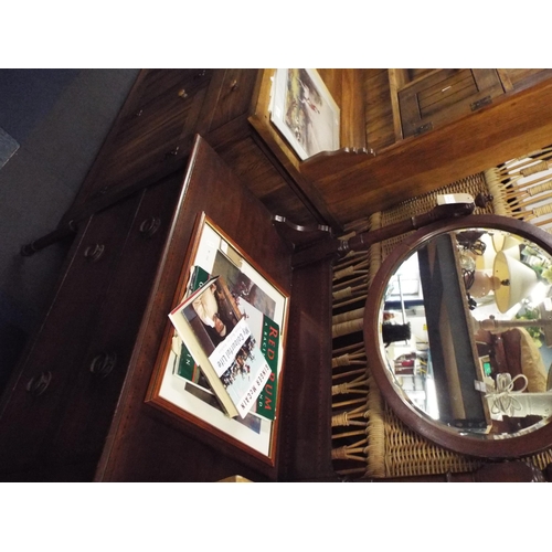 502 - An Edwardian mahogany dressing chest