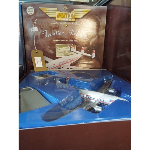 102 - A boxed Corgi die-cast 1:144 scale aircraft 'Lockheed Constellation - TWA'