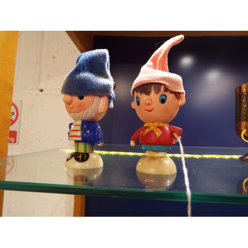 120 - Two Japanese 1960's plastic Noddy and Big Ears egg cups