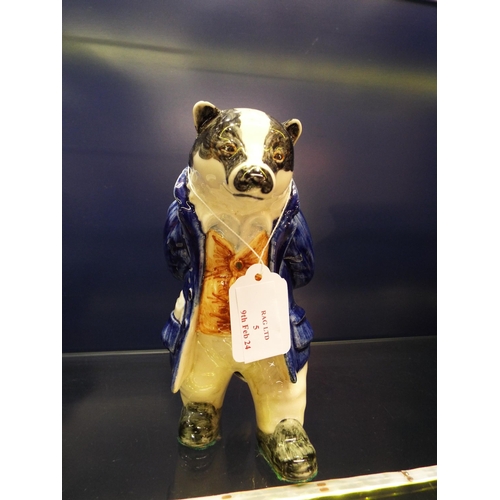 5 - A Cinque Ports Pottery The Monastery 'Mr Badger' signed to base