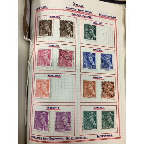 83 - A binder housing a selection of early French mint and used issue stamps over 100