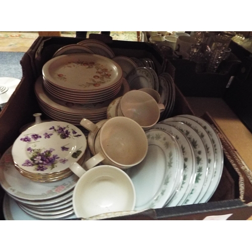 356 - A mixed selection of china table-ware