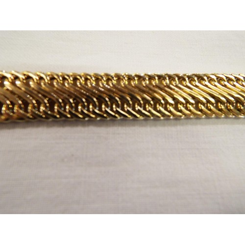 227 - A QVC 14ct gold chain link bracelet 11.2 gm