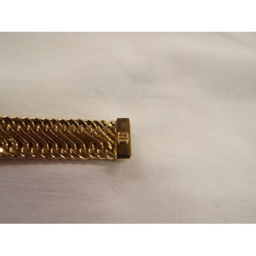 227 - A QVC 14ct gold chain link bracelet 11.2 gm