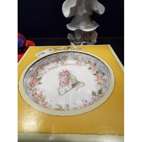 74 - Five Royal Doulton Jill Barklem's Bramley Hedge coasters 'Winter', 'Summer', Spring', 'Autumn' and '... 