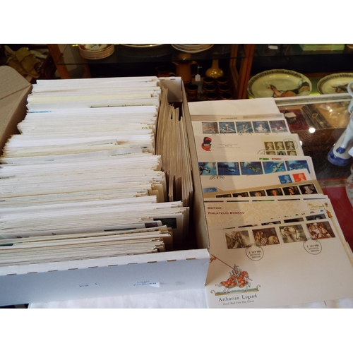 109 - A box of assorted Great Britain First Day Covers to include 200th Anniversary Of The First Comprehen... 