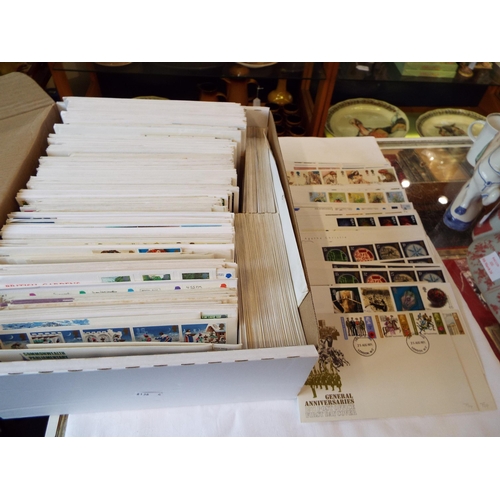 113 - A box of Great Britain First Day Covers to include 'Urban Renewal', 'British Gardens', etc approx 45... 