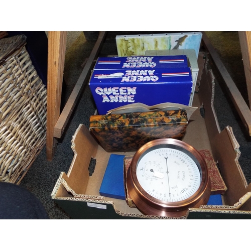 351 - A mixed selection of assorted items to include Queen Anne serving dishes, silver-plated cutlery, a b... 